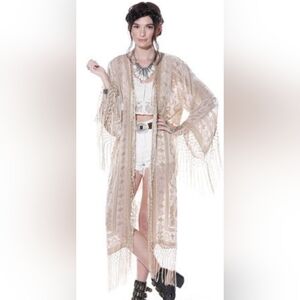 Gypsy Boho Burnout Kimono